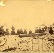 Major and Mrs. Tower at Beach